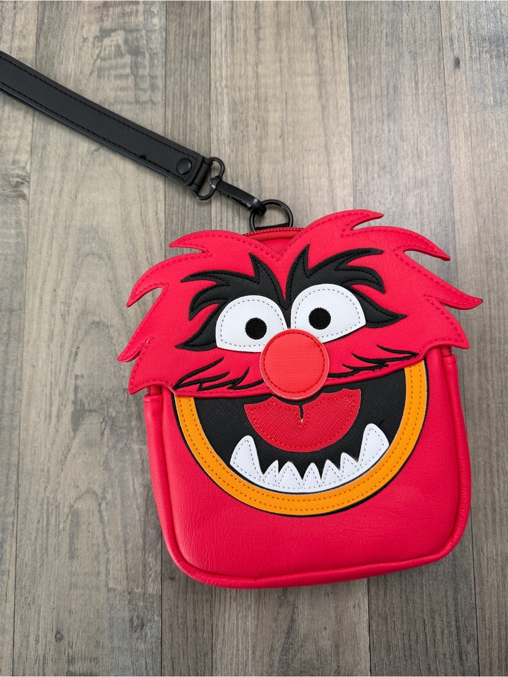 NWOT Loungefly Red Animal Face Wristlet/Belt Bag